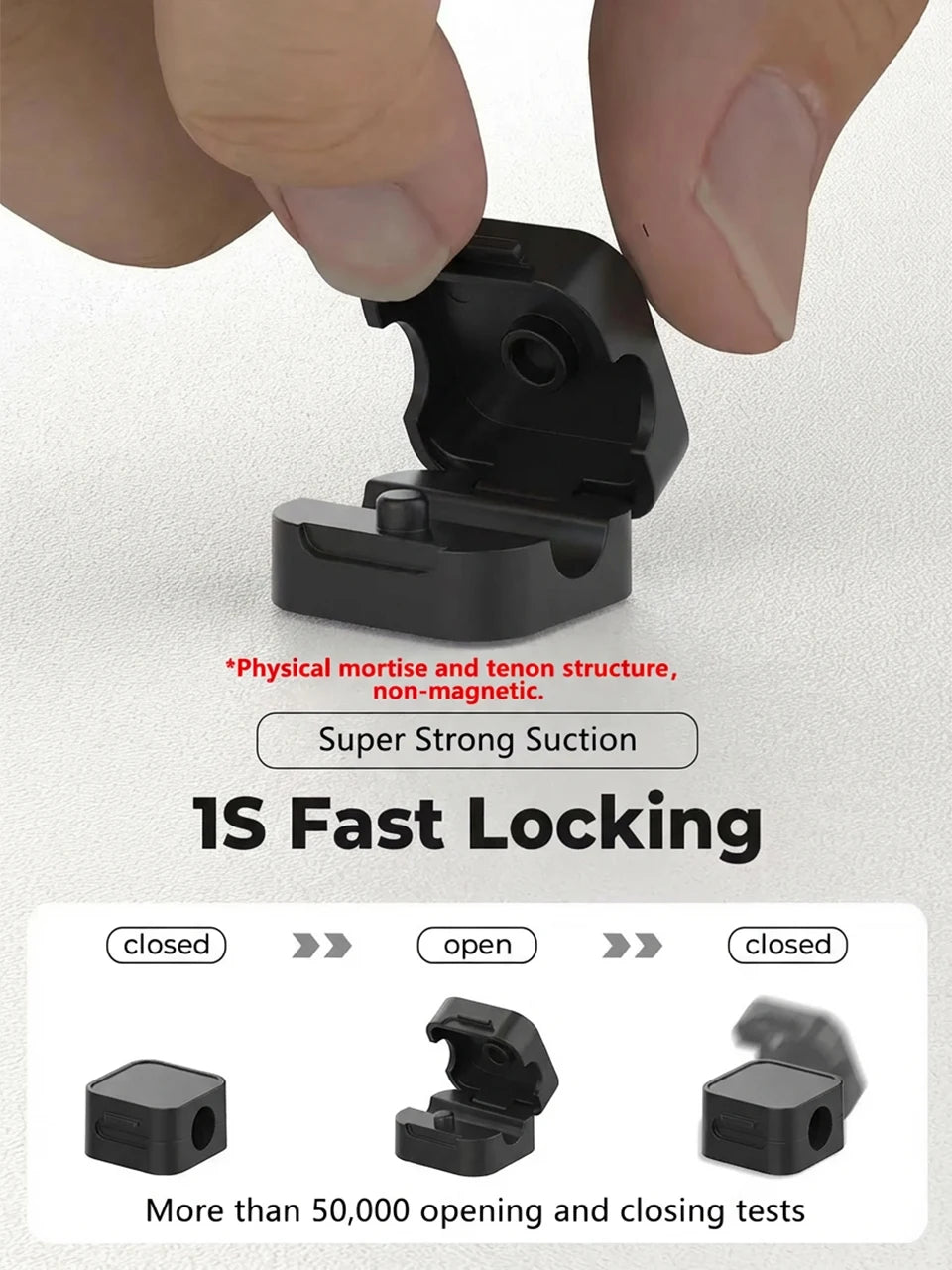 6 Pcs Strong Cable Clips Adjustable